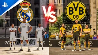 FC 24 - VOLTA - Real Madrid vs Dortmund | 4K