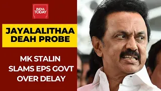 Jayalalithaa Death Probe: MK Stalin Slams EPS Govt; Says Will Bring Culprits To Justice