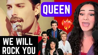 QUEEN We Will Rock You 🤘👑🤘 | Opera Singer Reacts