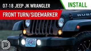 How to Install 2007-2018 Jeep JK Wrangler Front Turn Signal and Sidemarker LEDs | Diode Dynamics