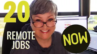 20+ REMOTE JOBS YOU Can Do Right Now! This is NOT a TIPS & TRICKS VID --These are REAL JOBS you...