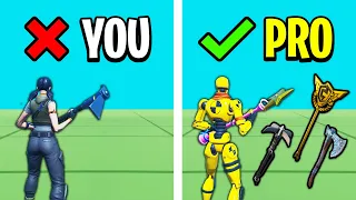 Why Fortnite PROS Use These PICKAXES! (You Should Too)