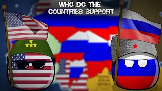 WHO DO THE COUNTRIES SUPPORT? USA or Russia?  Alternative Mapping P7