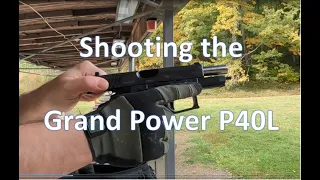 Grand Power P40 10mm - Range Time & Slow Motion