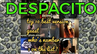 DESPACITO TOP 10 BEST EVER SINGERS all over the world!!