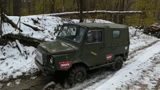 ЗИМНЯЯ ТАНКОВАЯ едем к настоящему болоту Нивы ЛуАЗы Suzuki Jimny off road 4×4