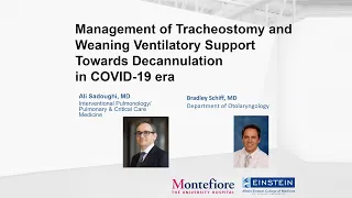 Weaning from Mechanical Ventilation and Management of Tracheostomy in COVID-19 era