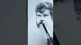 Drawing Brazillian GK Alisson Becker #shorts #art #football