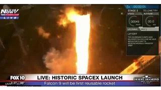 HISTORY: SpaceX Falcon 9 Launch - First Reusable Rocket For SpaceX (FNN)