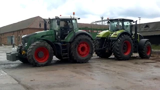 Claas Axion 930 vs Fendt 930 tractor pull