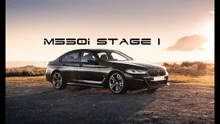 BMW G30 M550i 530HP STAGE 1 MEGA performance! 100-200 km/h dragy acceleration