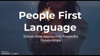 People First Language