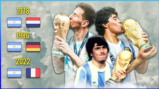 All The Three Finals Won by Argentina!