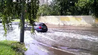 Последствия дождя в Киеве 15 07 2015