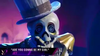 Skeleton performs “Are You Gonna Be My Girl” by Jet