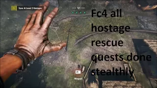 Far cry 4 all hostage rescue sidequests done stealthly (with all hostages released)