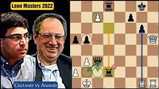 Gelfand Won the Leon Masters 2022 having Anand being Too Optimistic and Blundered | Gelfand vs Anand