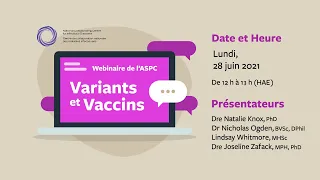 ASPC: Variants et Vaccins