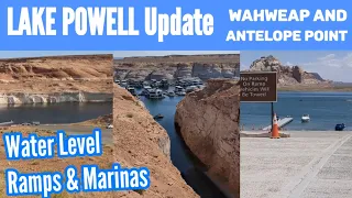 Lake Powell Water Levels Update (Launch Ramps & Marinas at Wahweap & Antelope Point) & WIN an eFoil