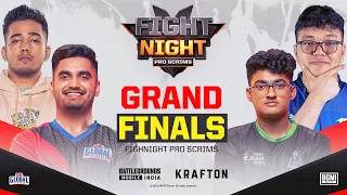 Fight Night BGMI Pro Scrims Finals. ft @S8ULGG , XSpark, Blind, 8bit, @VELOCITYGAMING01 [Day 2]