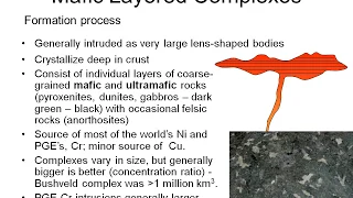 Geologist Andrew Jackson ORE DEPOSITS   Part 2   Layered Complexes, Kimberlites