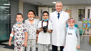 Шавкат Мирзиёев ознакомился с деятельностью Центра детской гематологии, онкологии и клинической...