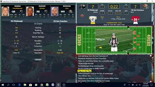 SAT Second and Ten Football Super Bowl 52 Team Tournament  2005 Steelers at 1994  49ers