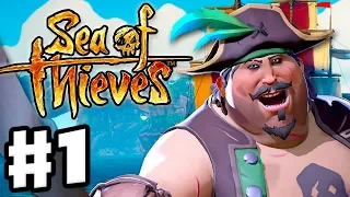 Sea of Thieves - Gameplay Part 1 - Sailing the Seas and Finding Treasure with Zanitor!