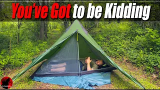 NatureHike Wishes This Video Wasn't Made - NatureHike Spire Trekking Pole Tent Preview