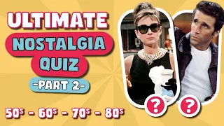 Senior QUIZ: Remember the 50s, 60s, 70s & 80s? 💡 Test Your Memory! 🧠