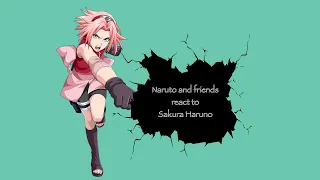 Naruto and friends react to Sakura Haruno |implied sasusaku