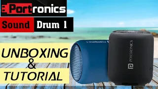 Portronics Soundrum 1 Unboxing | First Impressions | full Tutorial | How to use | Cool gadgets XYZ