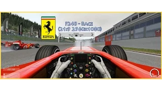 Assetto Corsa - 21:9 2560x1080 Ultrawide - Ferrari 248 (F1 2006) - Race @ Spa-Francorchamps
