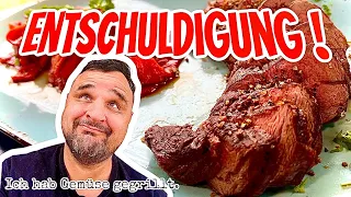 STERNEKÖCHE HASSEN DIESES VIDEO: Teres Major mit warmen Grillpaprika Salat grillen --- Klaus grillt