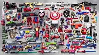 Stolen different model spider man guns & equipment, regain all my realistic, super hero guns battle