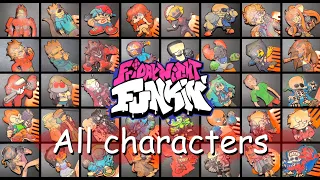Making FRIDAY NIGHT FUNKIN-Pancake art, FNF All characters (FNF mod)