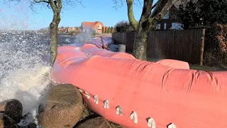 #1 Inflatable Flood Barrier - Storm Surge Barrier