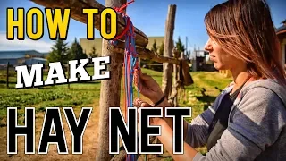 How to Make a Hay Net for your Horse