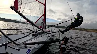 Musto Skiff Sailing - Derwent Reservoir 11 02 24