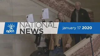 APTN National News January 17, 2020 – Seeking damages for defamation, RCMP exclusion zone