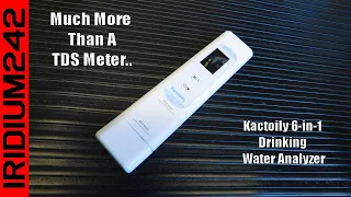 Water Is Life, Be Sure Yours Is Good! Kactoily 6 in 1 Drinking Water Analyzer