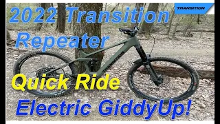 ALL New 2022 Transition Repeater E-MTB First Ride Impressions