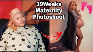 Maternity Photoshoot|Final Preparation Before Baby Arrives|39Weeks Pregnant + #vlogmas Day 9