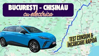Cât timp pierzi cu mașina electrică de la București până la Chișinău?