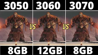 RTX 3050 VS RTX 3060 VS RTX 3070 - BENCHMARK IN 12 GAMES