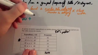 Medians, quartiles from histograms and grouped data - Corbettmaths