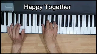 Happy Together piano tutorial