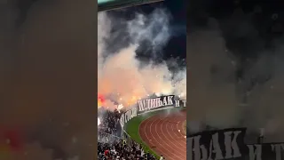 FK Partizan Belgrad UNBELIEVABLE atmosphere  in the match against FC Köln - AMAZING fans - #ultras