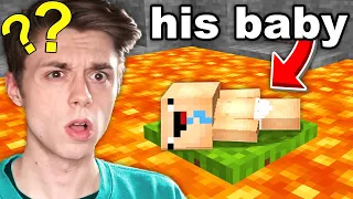 I Fooled my Friend with a BABY MOD on Minecraft...