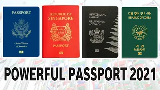 Top 10 Most Powerful Passport In The World 2021